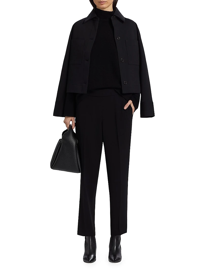 Mid-Rise Tapered Pants