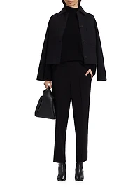 Mid-Rise Tapered Pants