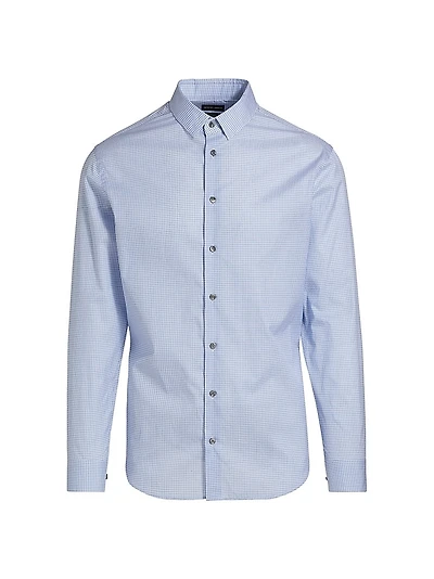 Mini Plaid Cotton Shirt