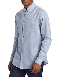 Mini Plaid Cotton Shirt