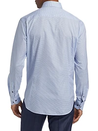 Mini Plaid Cotton Shirt