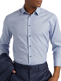 Mini Plaid Cotton Shirt