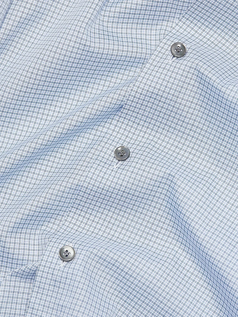 Mini Plaid Cotton Shirt