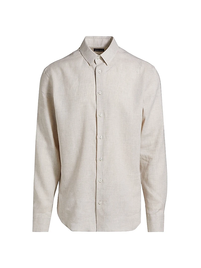 Solid Linen Classic Shirt