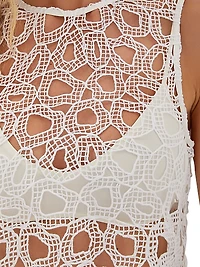 Sea Wanderer Joelle Eyelet Crop Blouse