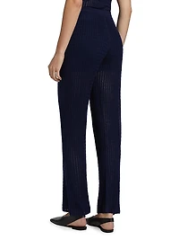 Cable Pointelle Pants