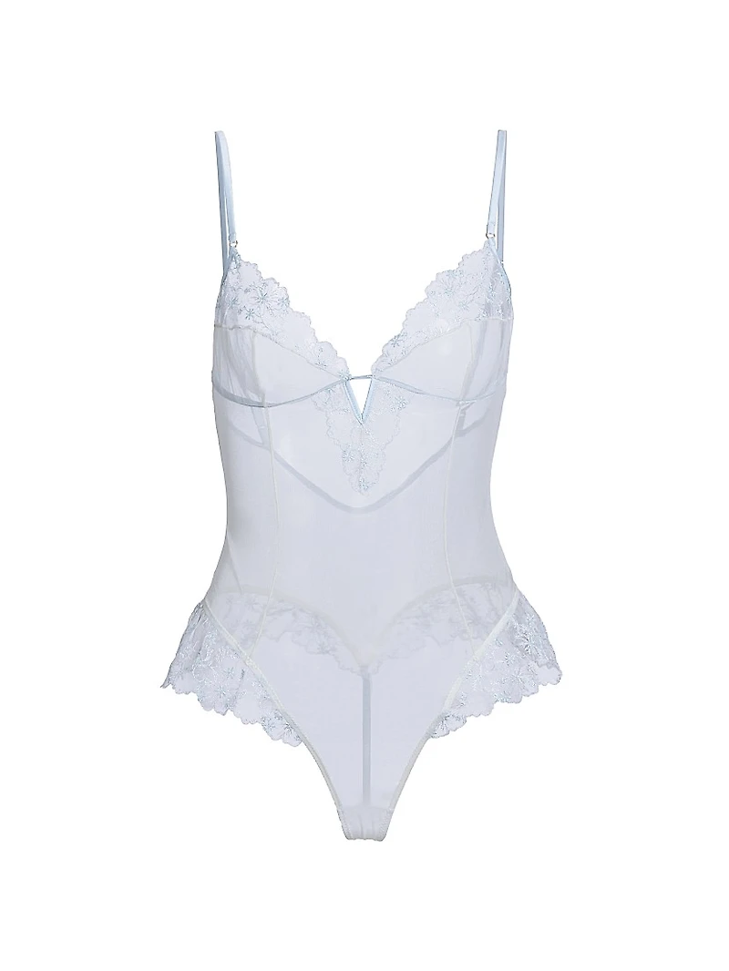 Mathilde Lace Mesh Bodysuit