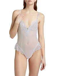 Mathilde Lace Mesh Bodysuit