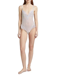 Mathilde Lace Mesh Bodysuit