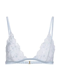 Mathilde Embroidered Soft Triangle Bra