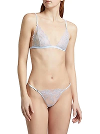 Mathilde Embroidered Soft Triangle Bra