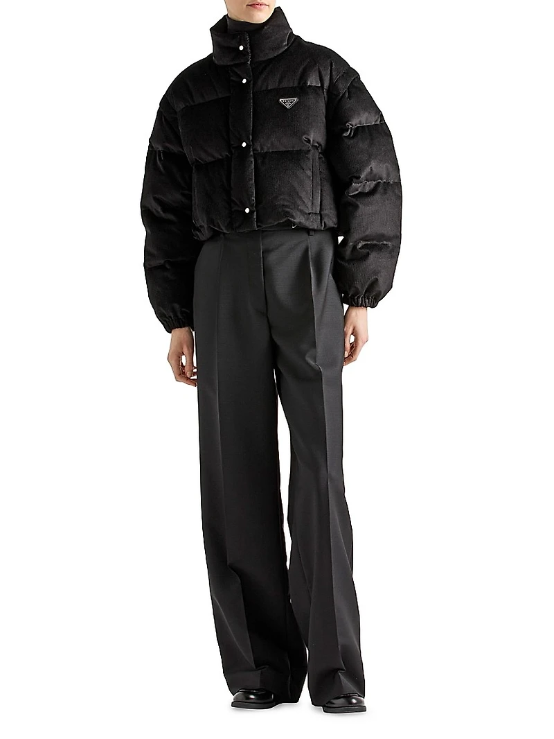 Corduroy Down Jacket
