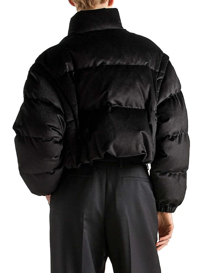 Corduroy Down Jacket
