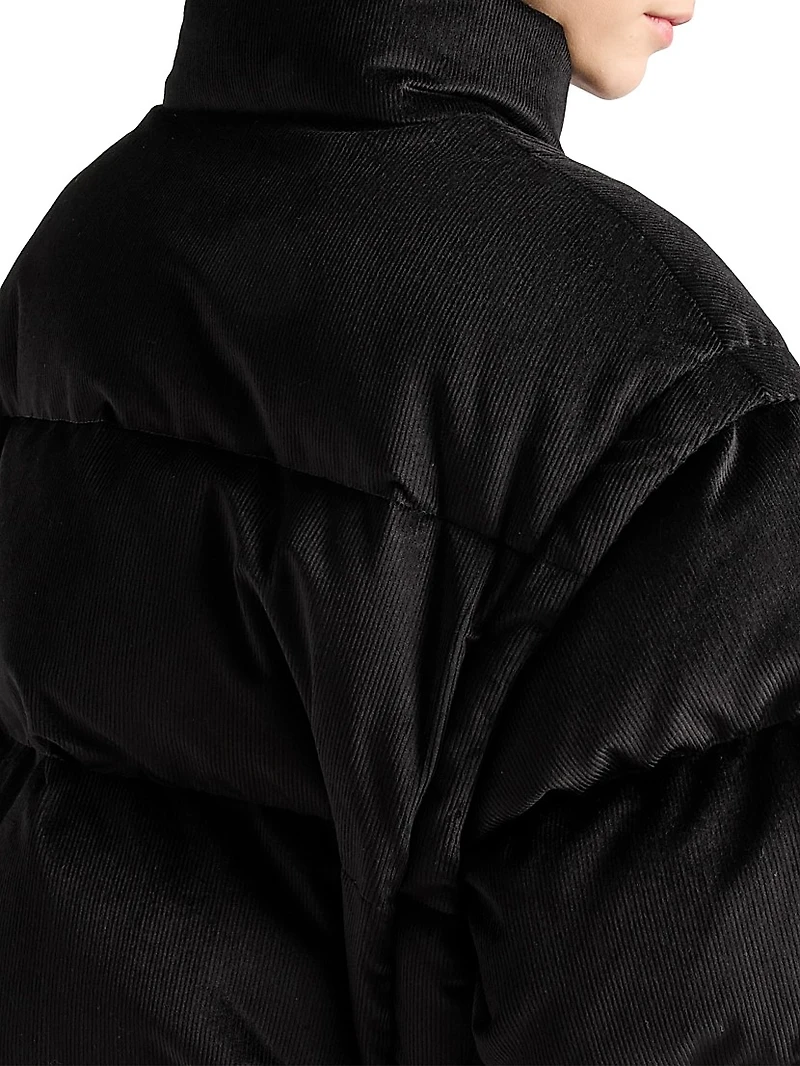 Corduroy Down Jacket