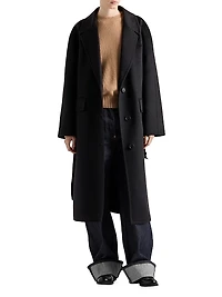 Single-Breasted Cashgora Coat