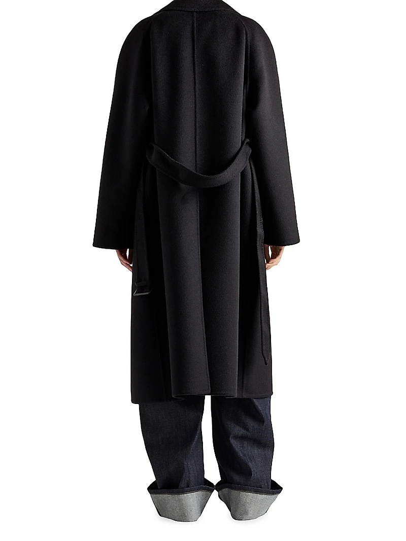 Single-Breasted Cashgora Coat