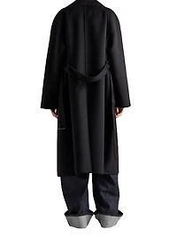 Single-Breasted Cashgora Coat