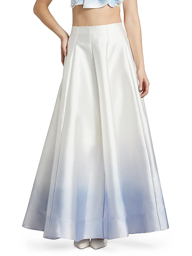 Cragiburne Ombré A-Line Maxi Skirt
