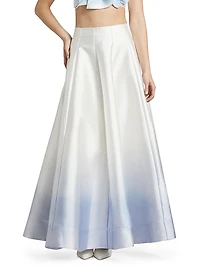 Cragiburne Ombré A-Line Maxi Skirt