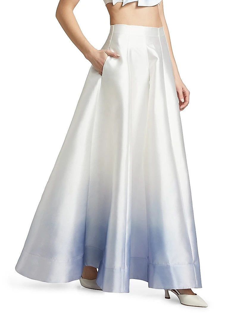 Cragiburne Ombré A-Line Maxi Skirt