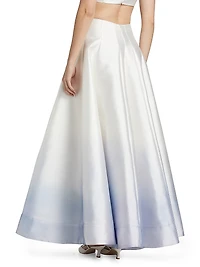 Cragiburne Ombré A-Line Maxi Skirt