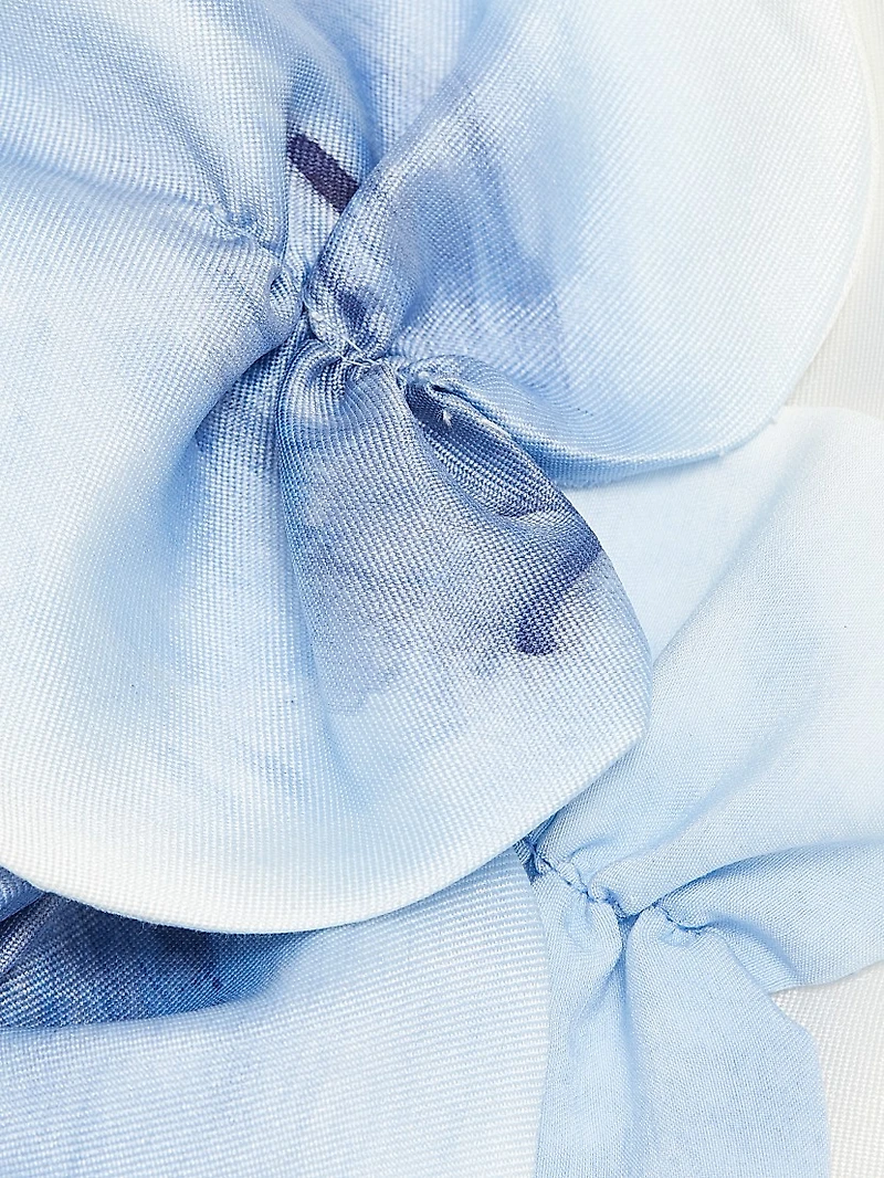 Cragiburne Floral Appliquéd Crop Top