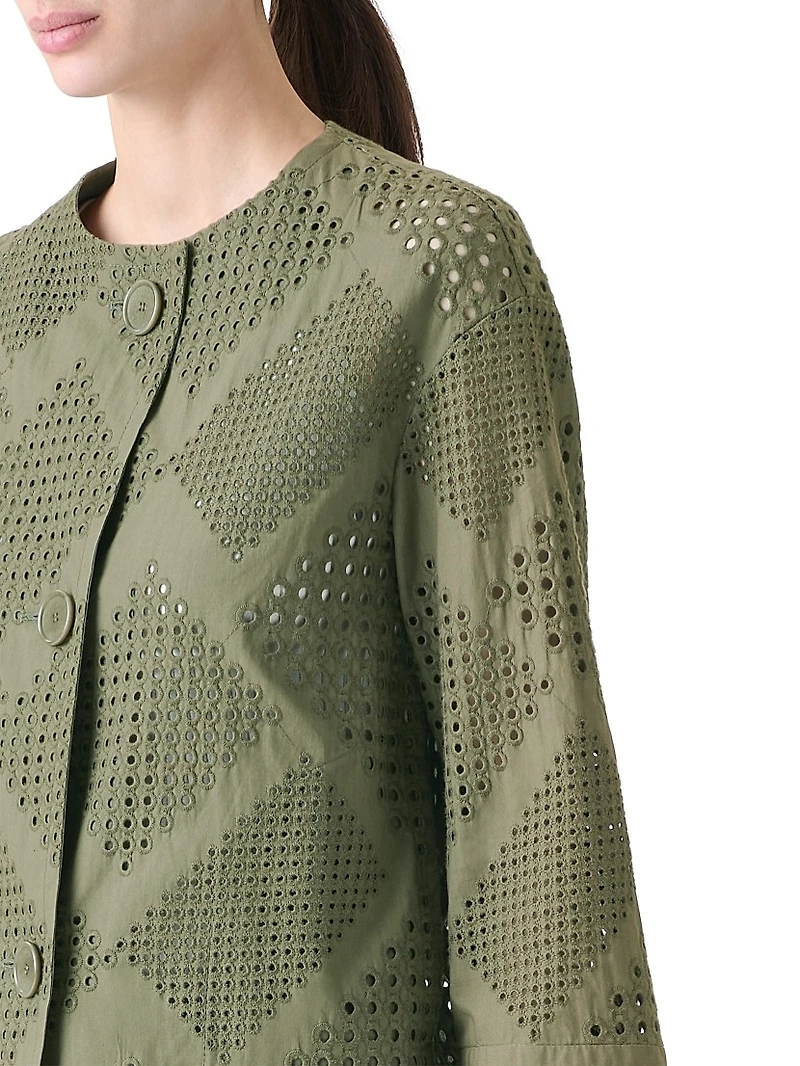 Diamond Eyelet Jacket