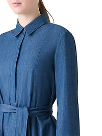 Denim Mini Shirtdress