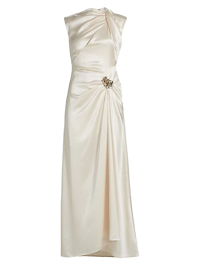Redman Drape Maxi Dress