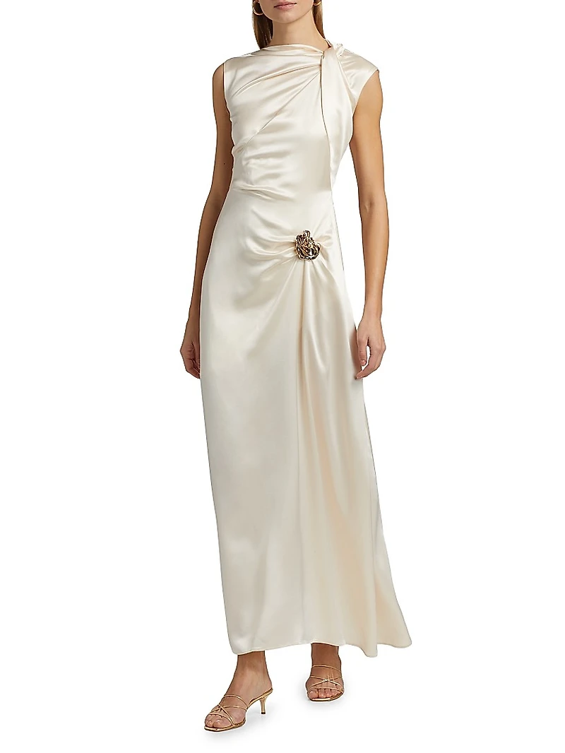 Redman Drape Maxi Dress
