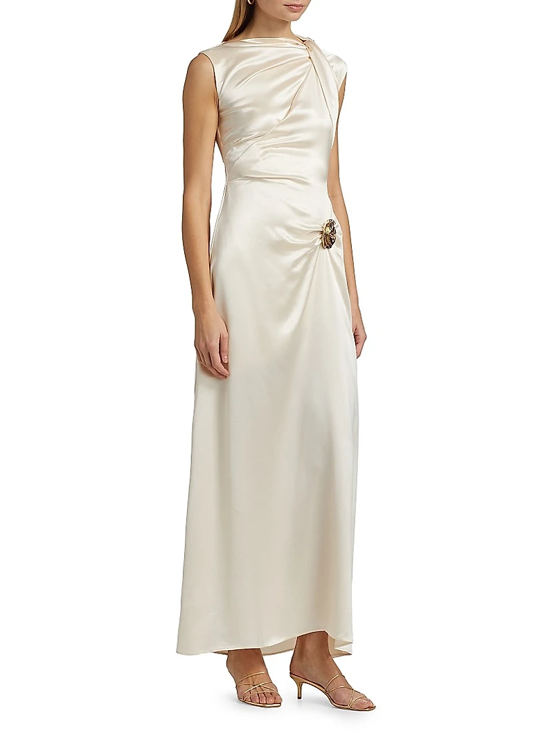 Redman Drape Maxi Dress