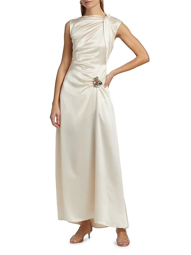 Redman Drape Maxi Dress