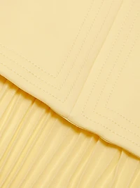 Brayswick Pleated Strapless Maxi-Dress