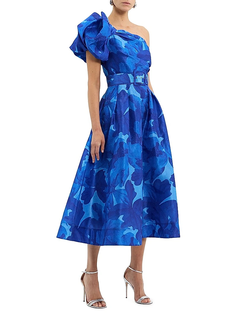 Azula One-Shoulder Midi-Dress