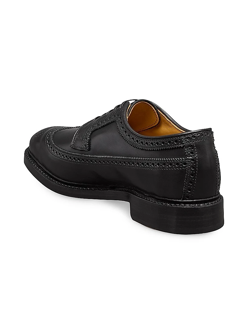 Mason Brogue-Detail Leather Derbys