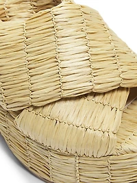 Noa Raffia Platform Sandals