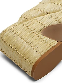 Noa Raffia Platform Sandals