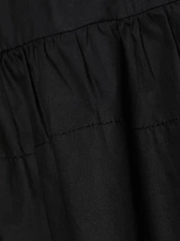 Tie-Front Cotton Blouse