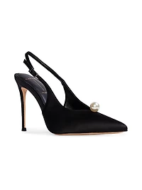 Reina 100MM Slingback Pumps