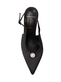 Reina 100MM Slingback Pumps