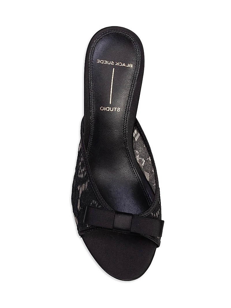 Rita 65MM Lace Mules