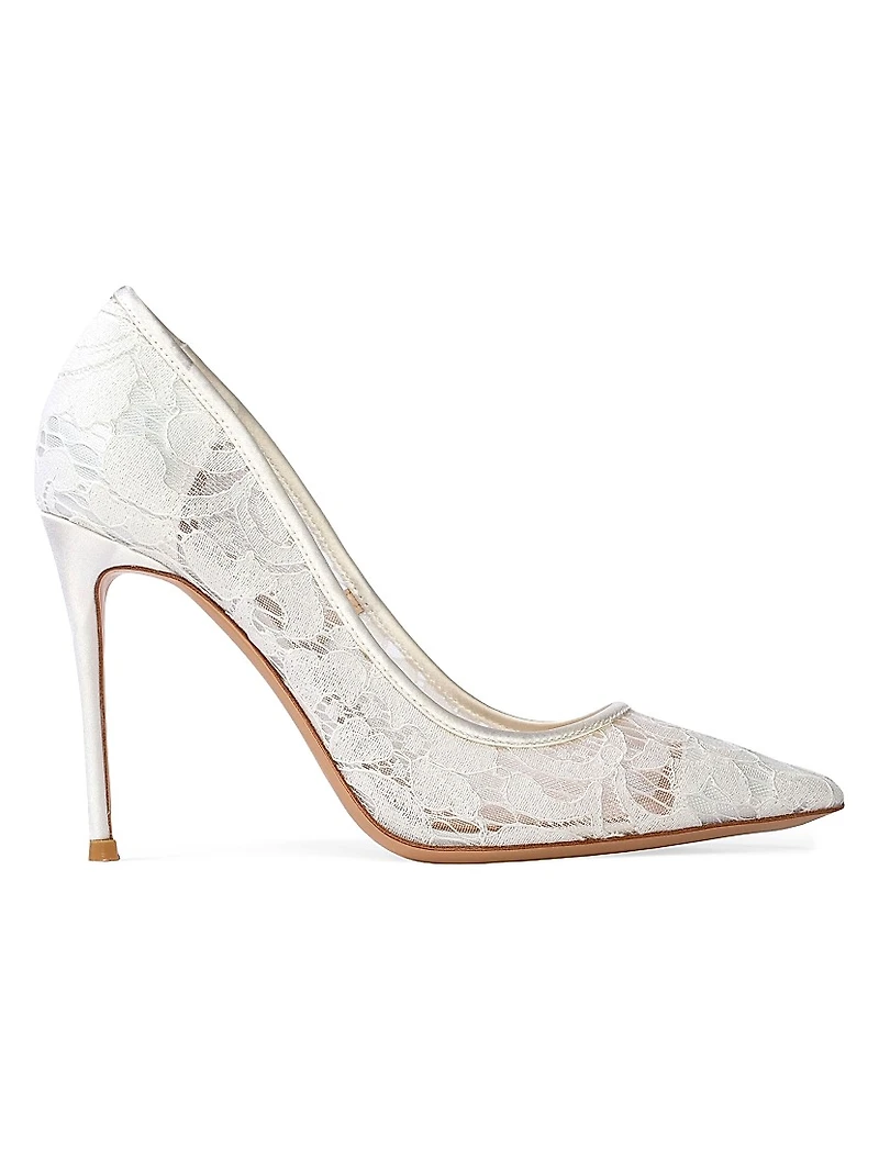 Gia 100MM Lace Pumps