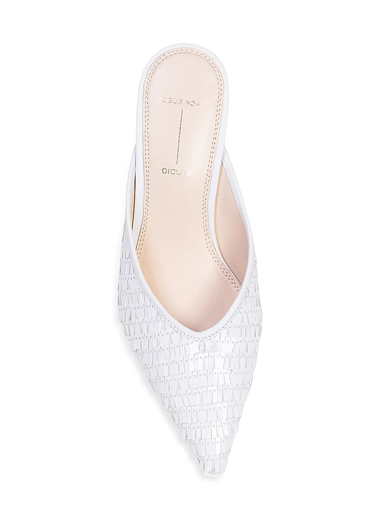 Clio 65MM Sequin Mules
