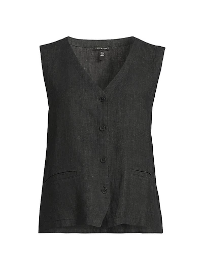 V-Neck Back-Tie Vest
