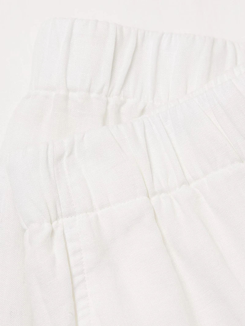 Wide-Leg Cropped Pants