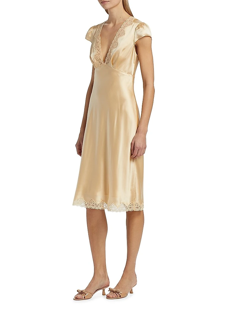 Florence Silk Midi-Dress