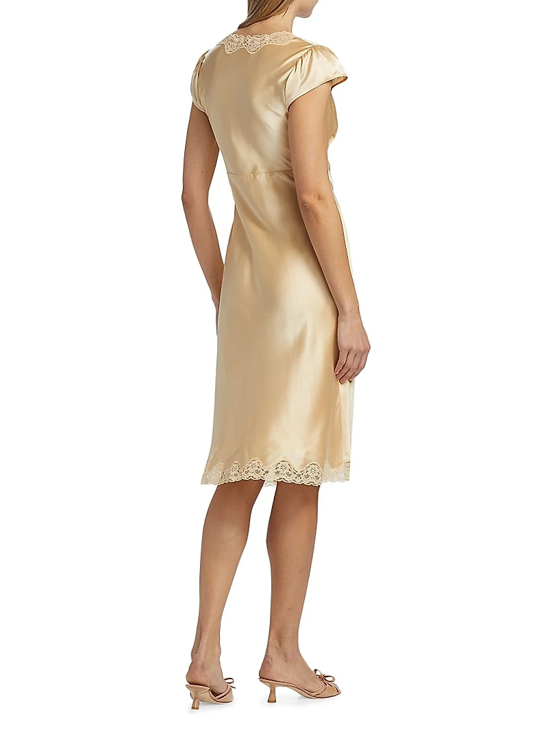 Florence Silk Midi-Dress