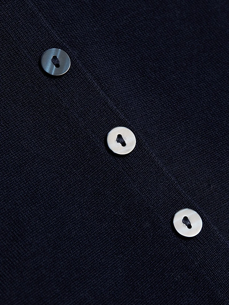 Wool Knit Polo Shirt