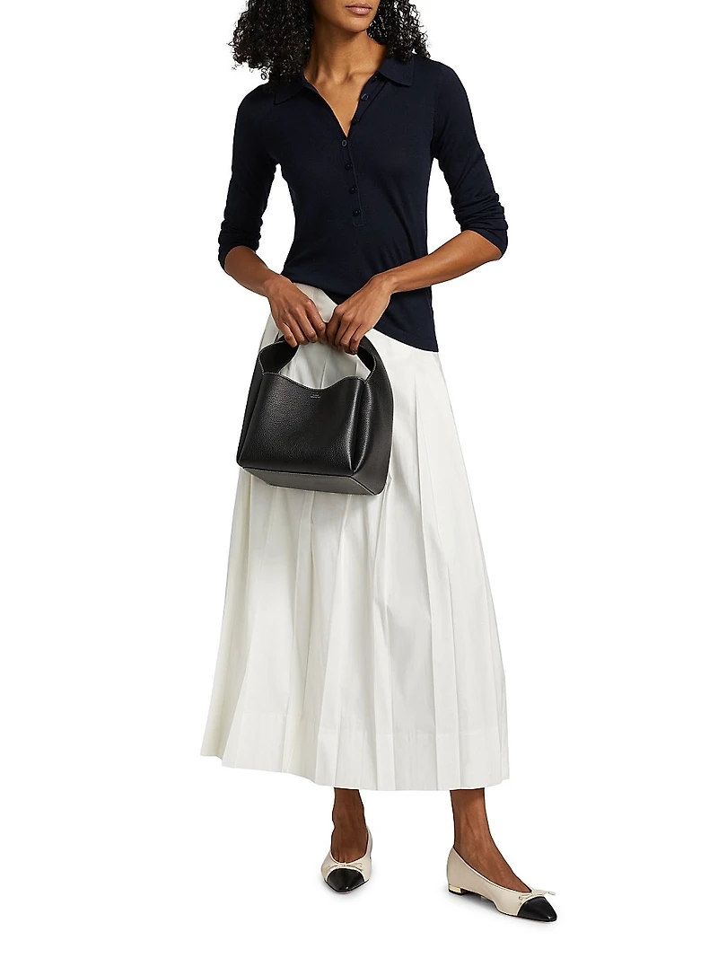 Wool Knit Polo Shirt