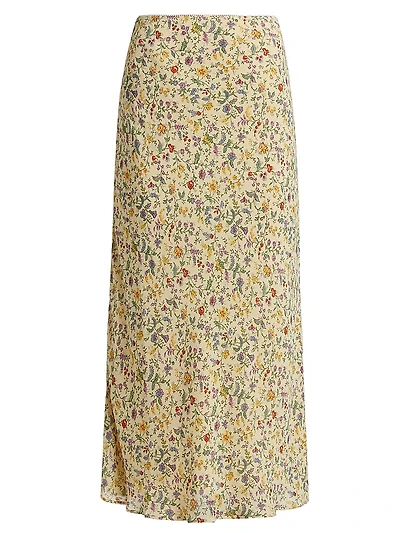 Layla Floral Midi-Skirt